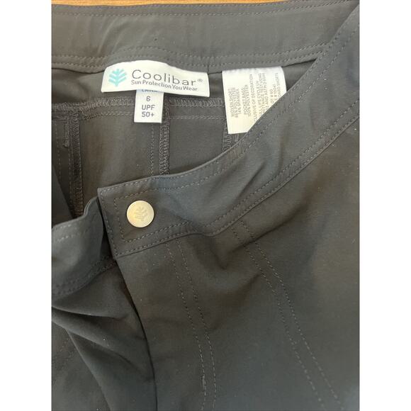 Coolibar Womens Schooner Boardshorts Shorts Black Sun Protection, UPF 50, Size 6 - Picture 2 of 6